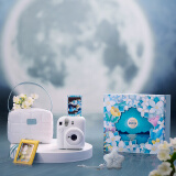 INSTAX富士instax立拍立得 一次成像相机 mini12精美礼盒 月光茉莉 含10张fafa花边相纸
