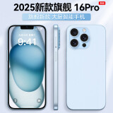 OP16Pro 2025新款 5G手机卡超薄旗舰游戏电竞POD14大屏全网通双卡双待百元机便宜备用学生长续航电池 蓝色 12GB+128GB 官方标配