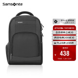 新秀丽（Samsonite）电脑包双肩包商务背包笔记本包休闲都市36B*09010黑色15英寸