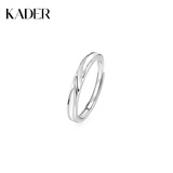卡蒂罗（KADER）共渡爱河情侣戒指S999银对戒开口礼物送男友送女友 【925银】共渡爱河夜光男单戒