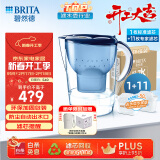 碧然德（BRITA）过滤净水器 家用滤水壶 海洋系列 3.5L(蓝色）+去水垢专家版滤芯11枚 环保加固包装