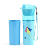 特百惠（Tupperware）水杯幻乐随手杯泡茶杯子随心杯380ml 学生泡茶便携密封 幻乐-假日海洋 380ml