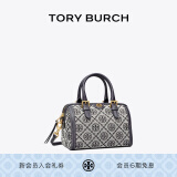 Tory Burch 汤丽柏琦 T MONOGRAM 迷你提花波士顿斜挎酒桶包TB 82939 Tory 海军蓝  405