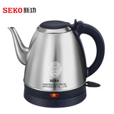 新功大容量快速烧水304不锈钢电热水壶 烧水壶热水壶 开水壶自动断电防干烧 全钢壶S5 1L S31