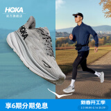 HOKA ONE ONE【李现同款】男款冬季克利夫顿9跑步鞋CLIFTON 9 C9缓震轻量透气 雾灰/黑色-宽版 44.5