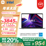 小米笔记本电脑 红米 REDMI Book 14 2024 13代酷睿i5-13500H 2.8K-120hz高刷屏 轻薄本(i5 16G 1T )灰