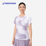 迪卡侬羽毛球服女运动T恤轻量系列运动球服-5416446