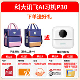 科大讯飞人工智能学习机P30 小学初中高中AI精准答疑辅导学生平板学练机护眼家教机点读早教机 【勿拍】送：学生书包颜色二选一