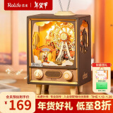 若来（Rolife）日落游乐园八音盒音乐盒立体拼图diy拼装积木玩具新年礼物