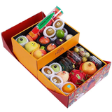 皓谦【官方严选】精美水果礼盒应季水果混搭中秋节礼盒送礼企业团购 双层礼盒豪华装14斤左右