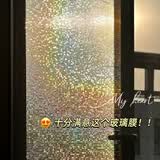 希偌磨砂玻璃贴纸防走光透光不透明人厨房阳台柜门彩色窗户防窥隐私膜