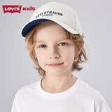 李维斯（Levi's）儿童鸭舌帽棒球帽男女童运动帽遮阳帽子 白鹭色 4/7【建议头围52-54cm】