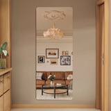 安尔雅 穿衣镜高清超白全身镜子无框粘贴墙卧室客厅试衣镜家用浴室镜7