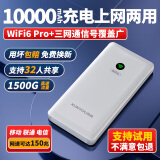 酷翼随身wifi三网通用免插卡无线wi-fi6车载4G路由器随身便携式无限制移动联通电信全国通用2025款5GXY 【充电上网两用】10000毫安大电池+三网切换 晒单(领1500G流量)直播追剧刷视