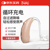 邦力健老年人专用轻中重度耳聋耳背式无线隐形 充电降噪耳背机D-206