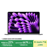 Apple/苹果AI笔记本/2024MacBookAir13.6英寸M3(8+10核)16G 256G 深空灰电脑Z1B60016P【定制】