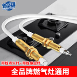普湃（PURPAVWINNER）燃气灶点火针打火器带线通用铜套陶瓷感应铜针嵌入式煤气灶具插口脉冲点火器配件