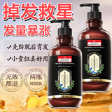 同仁堂防脱育发洗发水生姜头发增防脱发控油蓬松姜汁固发508g*2瓶 