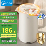 美的（Midea）安全壶二代 烧水壶防倾漏不烫伤 电热水壶电水壶 保温双层防烫 316L不锈钢 MK-SH18-I