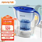 九阳（Joyoung）过滤净水器 家用滤水壶 净水壶（一壶1芯 ） 3.5L(蓝色）四重过滤 智能换芯提醒 JYW-B05E