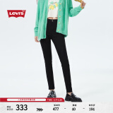 Levi's李维斯女复古721高腰经典紧身黑色百搭美式小脚窄版牛仔裤 黑色 24/26