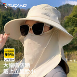 啄木鸟（TUCANO）【轻】防晒帽男女通用遮阳帽钓鱼帽登山帽太阳帽防紫外线护颈帽子