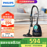 飞利浦（PHILIPS）卧式吸尘器家用清洁机强劲大功率大吸力吸尘吸灰吸螨虫除螨宠物家庭适用FC9573