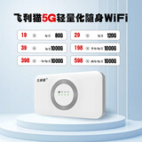 飞利猫移动随身wife6电源8000毫安电池充电宝二合一便携大容量WiFi通用 5Gredcap基于4.5g产品4000毫安