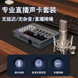 飞利浦内置48V手机电脑直播声卡无线蓝牙伴奏直播设备内置锂电OTG直播录音麦克风即插即用DLM3031C单声卡