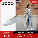 爱步（ECCO）板鞋女 时尚潮流百搭简约经典小白鞋日常休闲板鞋女 柔酷430003 白色43000301007 35 （偏小，建议选大一码）