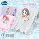 迪士尼女童打底裤秋季爱莎公主2025新款儿童裤子春秋薄款SP31253 灰 130