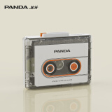 熊猫（PANDA） 新款6501磁带播放机 磁带机 磁带随身听 复古walkman 单放机 录音机 便携音箱 收音机音响 卡带机 6508透明版【新款/蓝牙/立体声】