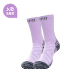 悠途（UTO）美利奴羊毛袜男女秋冬户外登山徒步运动袜中筒袜子排汗保暖 女款浅藤紫 S （女:35码-37码）