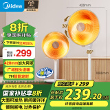 美的（Midea）取暖器/电暖器/电暖气家用小太阳/电热取暖炉节能台地两用电热扇/烤火炉速热暗光暖脚神器 NPT-HWR