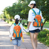 CIMALAY儿童双肩包轻便出游8-12岁男女童户外登山包小学生春游书包旅行包 桔色15L (建议身高116-136cm)
