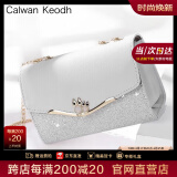 CALWAN KEODH包包女包2025单肩小方包斜挎轻奢ck风生日38妇女女神节礼物送老婆 【白色】品牌时尚百搭链条包高级感三八节送老婆女友