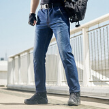 龙牙三代龙牙隐冰cordura/冰岩战术通勤修身牛仔裤透气通勤轻薄裤 浅蓝色 33 165/88C 高168重145-165斤