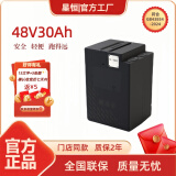 星恒强标48V30Ah电动车锂电池工厂原装雅迪爱玛台铃绿源电动车电池 48V30Ah 60-80km 转品字口
