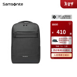 新秀丽（Samsonite）双肩包 商务电脑包 出差大容量书包 男士双肩背包旅行包 BP0 TX6*09002 黑色