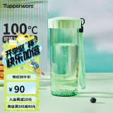 特百惠（Tupperware）莹彩430ML塑料杯 男女学生便携运动水杯子户外家用办公 薄荷绿 