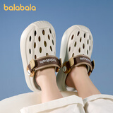 巴拉巴拉儿童洞洞鞋夏季新款男童防滑凉拖鞋外穿中大童室内女孩软底沙滩鞋