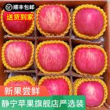静宁苹果 【顺丰到家】甘肃红富士苹果水果 新鲜应季静宁苹果 净重5斤装10-12枚75中果严选装