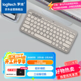 罗技（Logitech）时尚系列 K380 键盘 蓝牙办公键盘 无线键盘 女友 便携超薄键盘 笔记本键盘 烟云灰