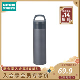 NITORI宜得利家居 大容量便携有提手水杯高颜值便携保温杯 蓝色  510ml