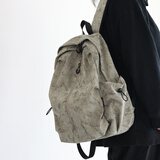 丛林鸟ins日系新款百搭书包女大学生日韩初高中生双肩包大容量简约背包 绿色 小号