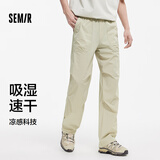 森马（Semir）休闲裤男凉感吸湿速干伞兵裤夏季宽松工装裤运动裤子109325127109