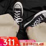 匡威（Converse）专柜1970s男鞋女鞋子休闲帆布鞋三星标复古低帮情侣运动鞋162058C 162058C 黑色/现货 35