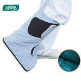 真情护理石膏鞋套打石膏脚的鞋套打石膏脚套穿的鞋袜脚走路专用鞋受伤骨折 【冬季防风保暖款】灰蓝色（升级可外穿） 大号