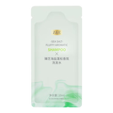 臻芝周一海盐洗发水臻芝控油去屑无硅油蓬松男女专用官方【无荧光剂】 海盐洗发水小样*1