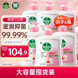 滴露（Dettol）抑菌洗手液滋润500g*6 洗手液家庭装儿童消毒无酒精温和护手